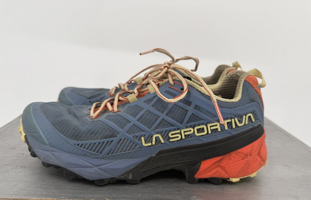 La Sportiva Akyra II Women's Mesh Trail Shoes Blue Orange EU 40 US 8.5 Hiking